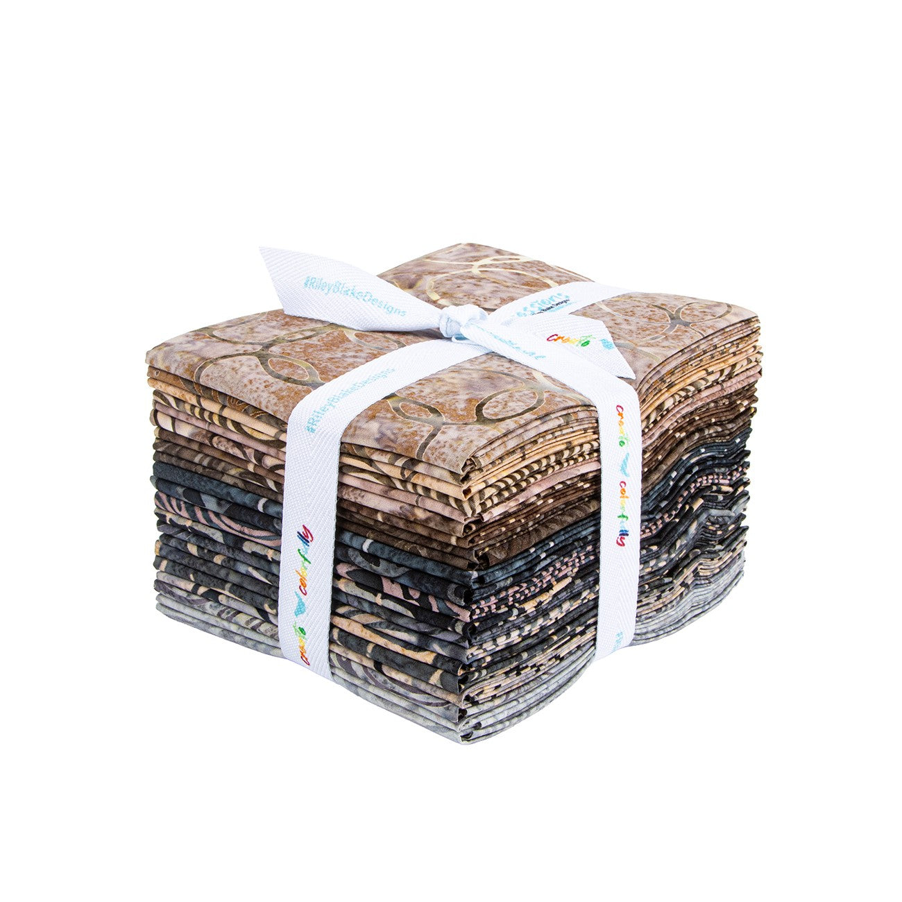 Batiks Urban Loft Neutrals Fat Quarter Bundle 21 Pcs.
