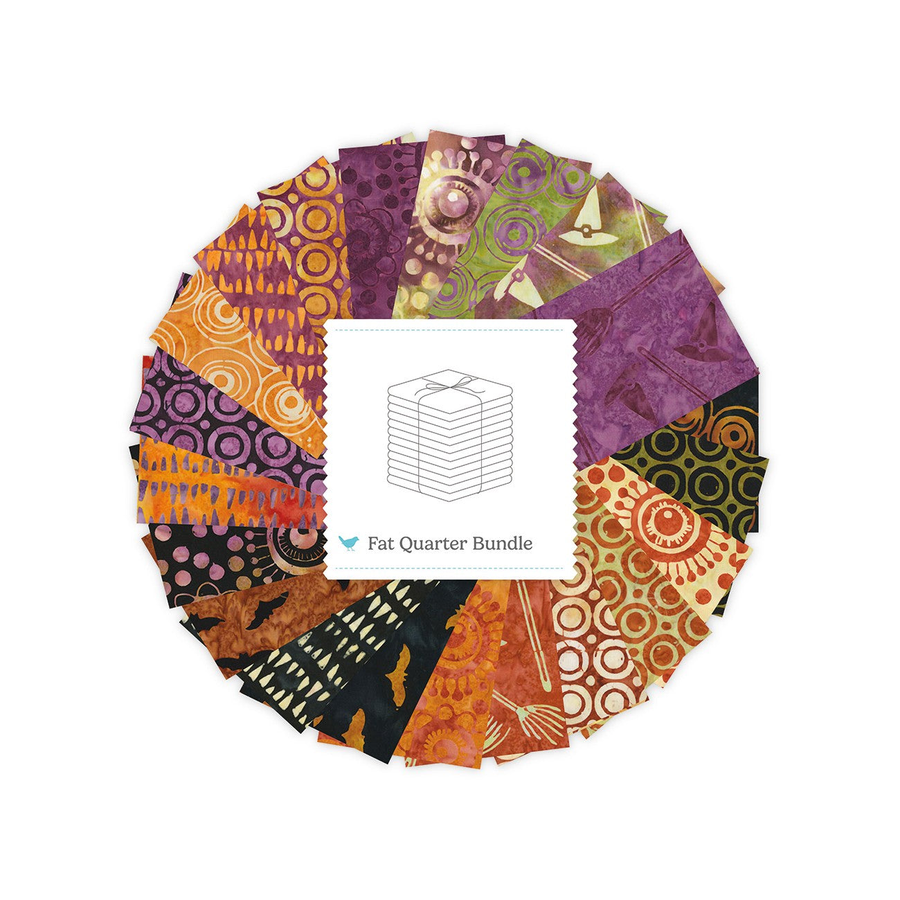 Batiks Boo-tiks! Fat Quarter Bundle 21 Pcs.