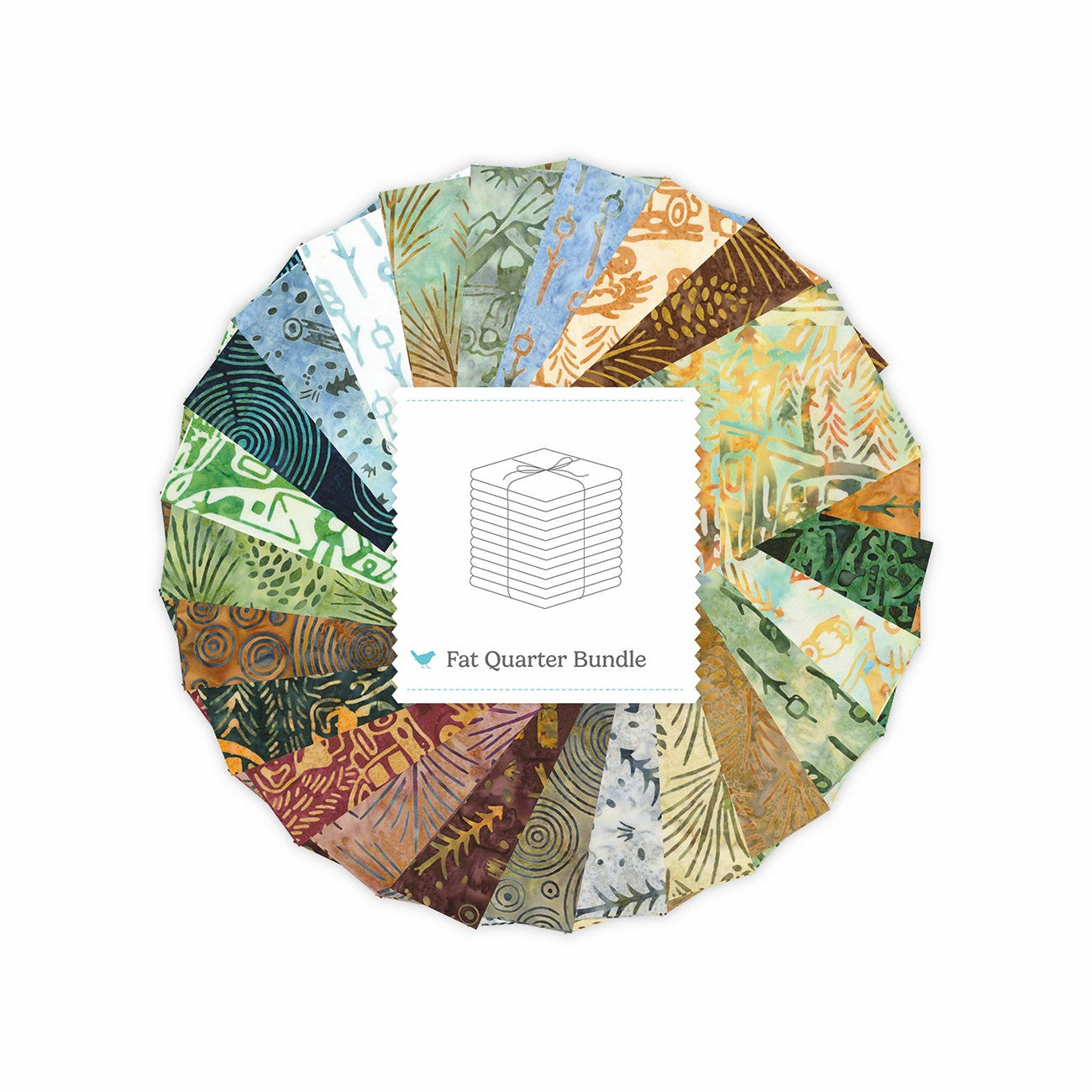 Batiks Great Outdoors Fat Quarter Bundle, 24 Pcs.