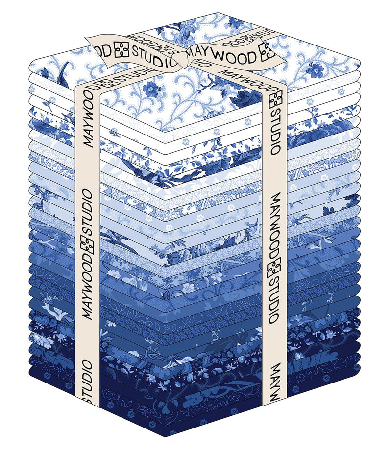Fat Quarter Blue Belle, 28pcs/bundle