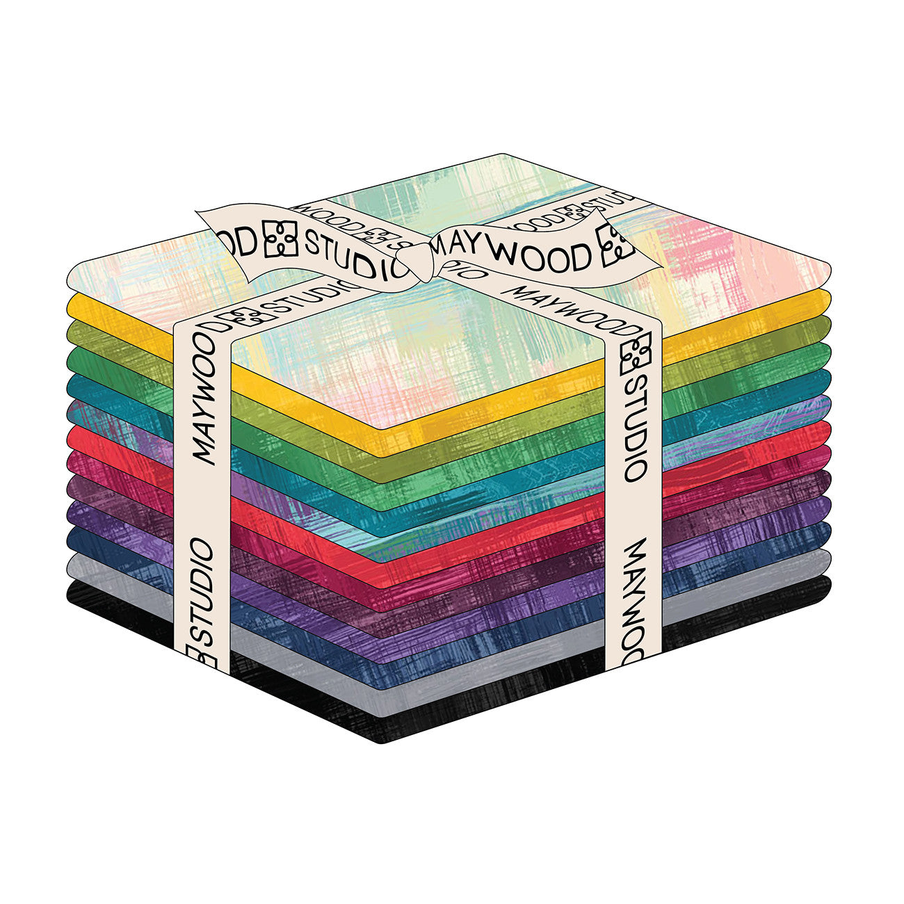 Fat Quarter Colorfield Jewel Tones, 13pcs/bundle