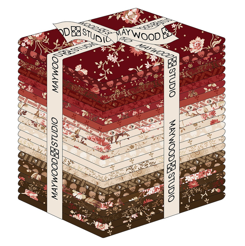 Fat Quarter Bundles Madder Rose, 23pcs/bundle