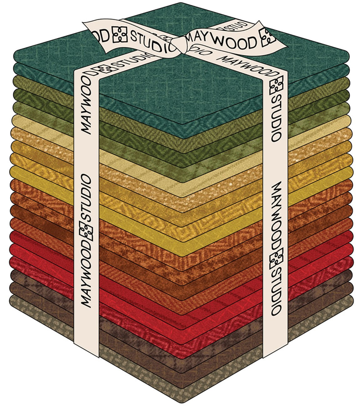 Fat Quarter Woolies Flannel Desert Sunset, 20pcs/bundle