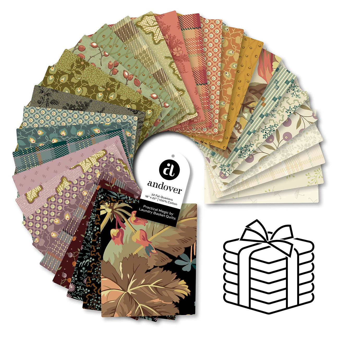 Practical Magic - Fat Quarter Bundle - 32 Cuts Each