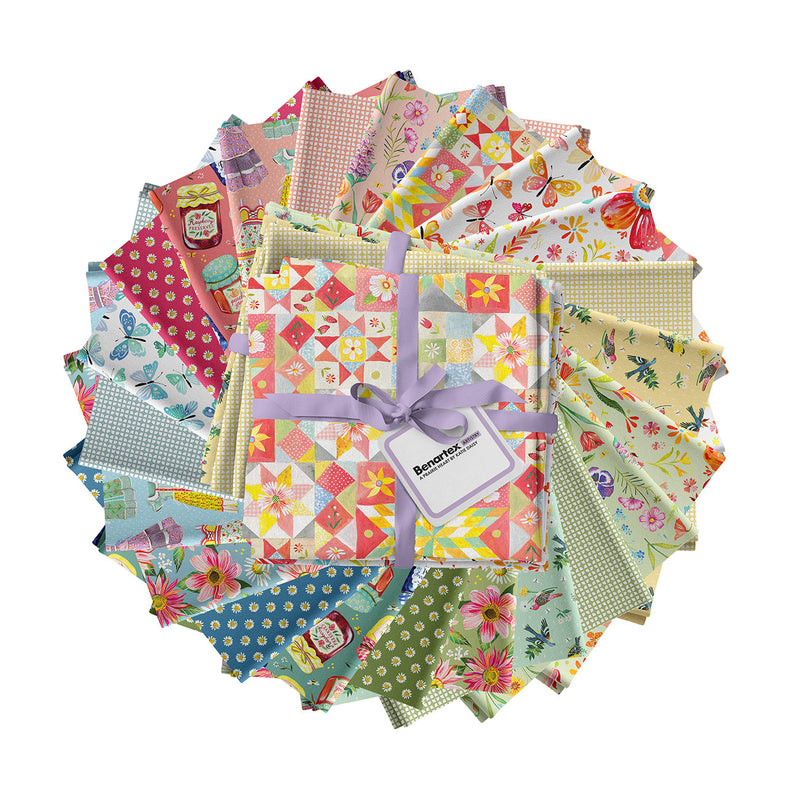 Fat Quarter A Prairie Heart, 22pcs/bundle