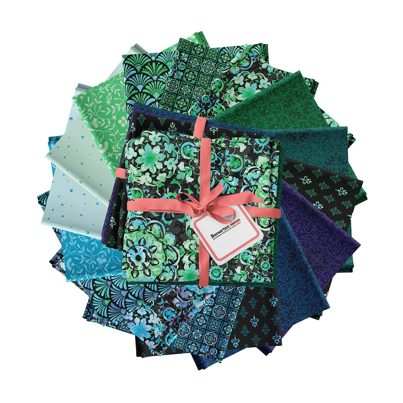 Fat Quarter Blooming Crystals, 16pcs/bundle