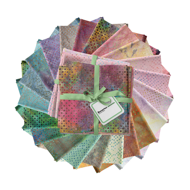 Fat Quarter Bali Dot Craze, 21pcs/bundle