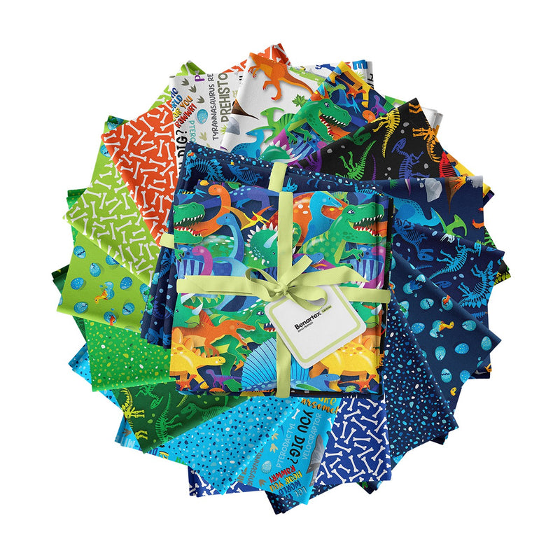 Dino Friends 16pc Fat Quarters