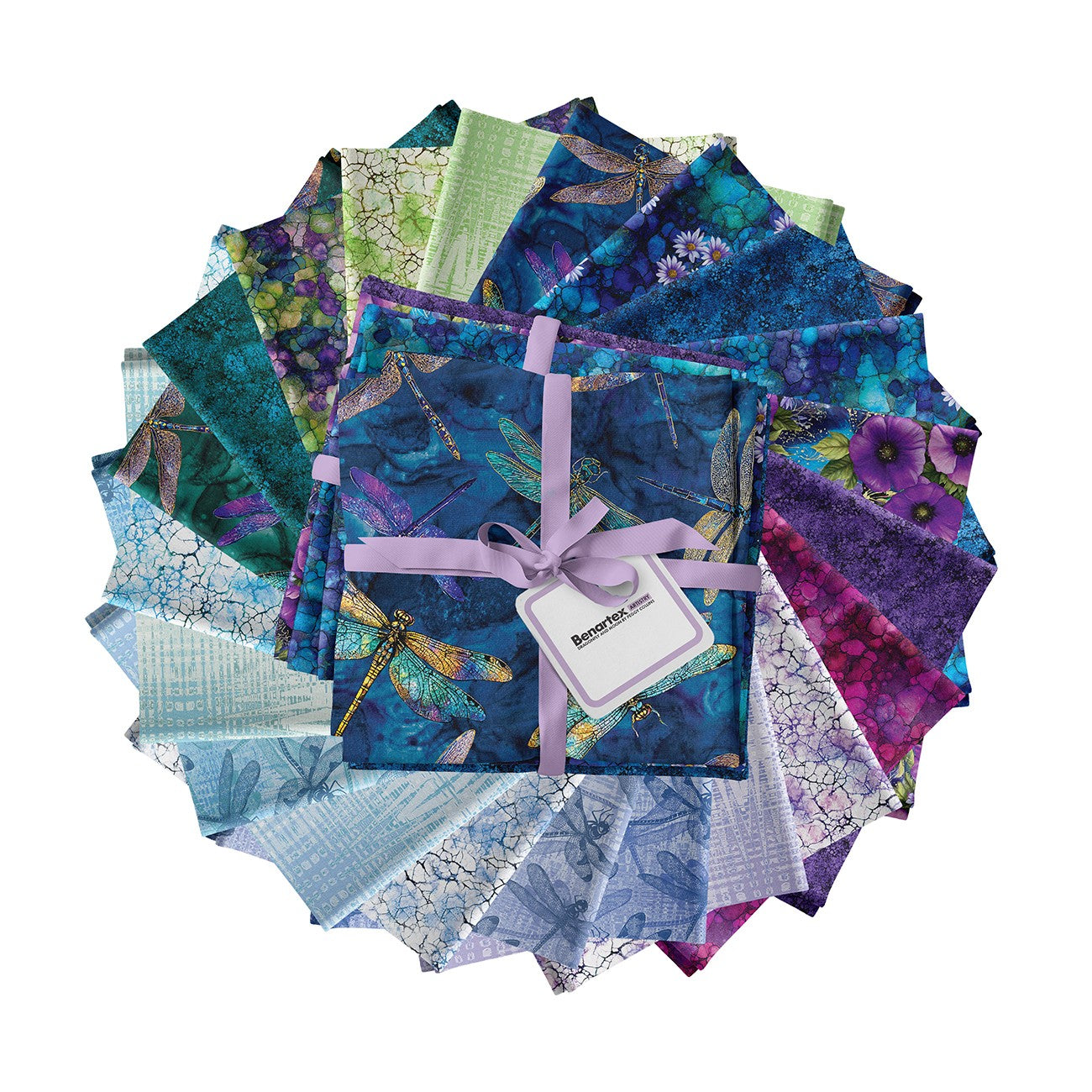 Dragonfly and Moon 21pc Fat Quarter Bundle