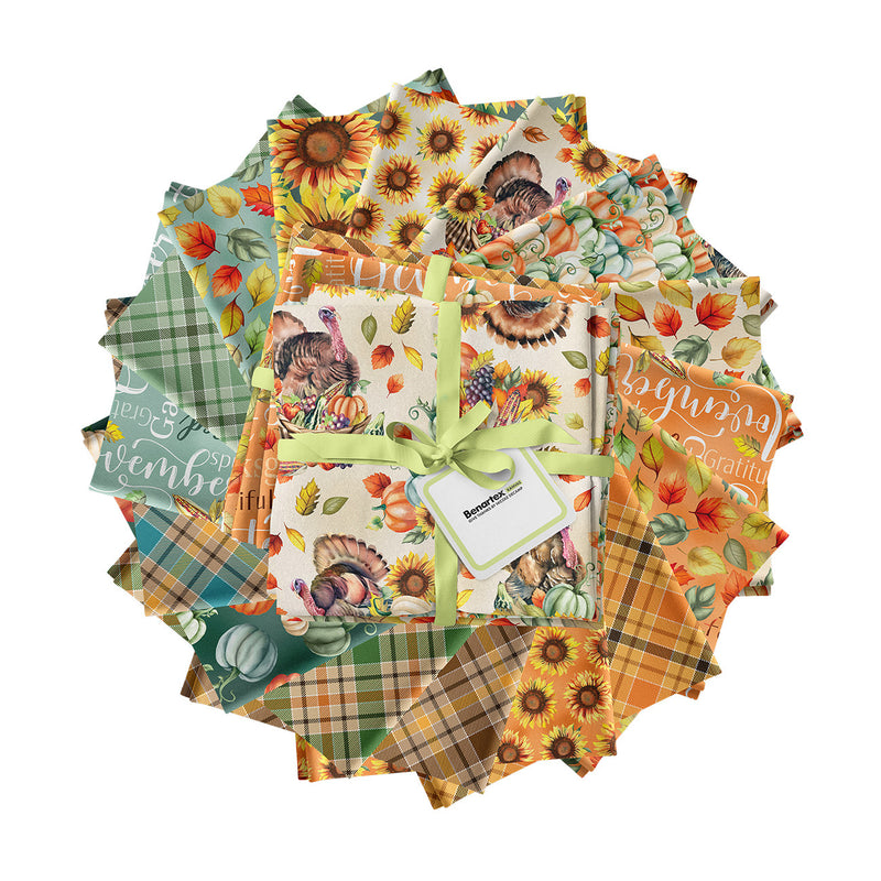 Give Thanks 17pc Fat Quarter