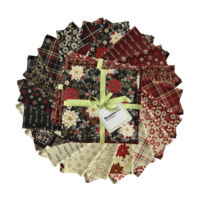 Holiday Tidings 19pc Fat Quarter