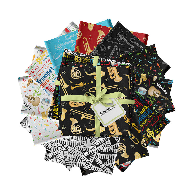 Making Music 12pc Fat Quarter Bundle