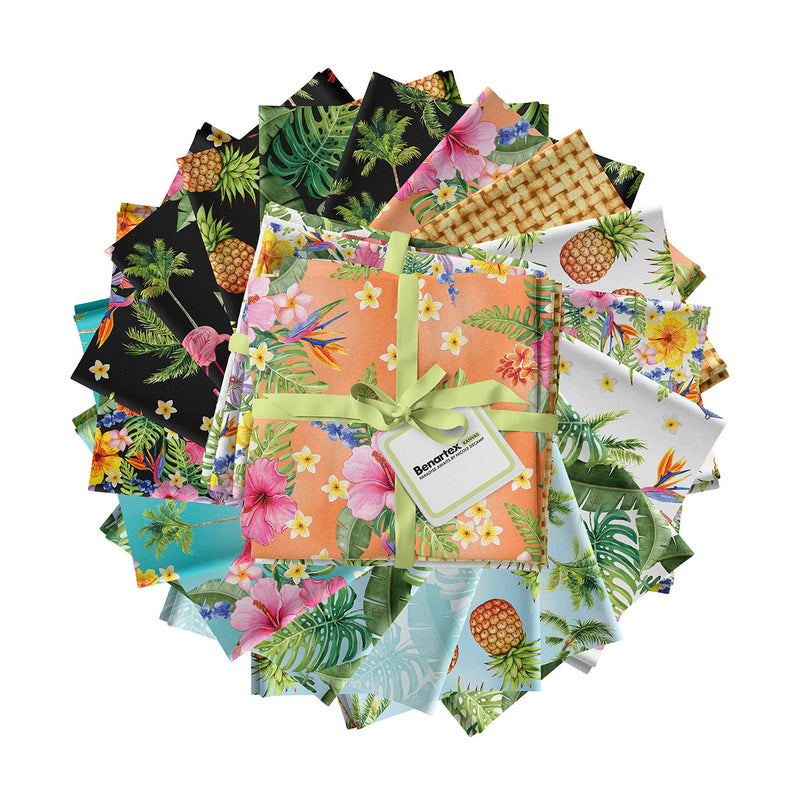 Fat Quarter Paradise Awaits, 18pcs/bundle