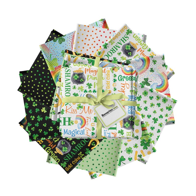 Shamrock & Shenanigans 10pc Fat Quarter Bundle
