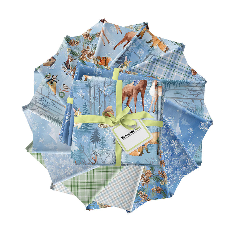 Fat Quarter Woodland Wonderland, 14pcs/bundle