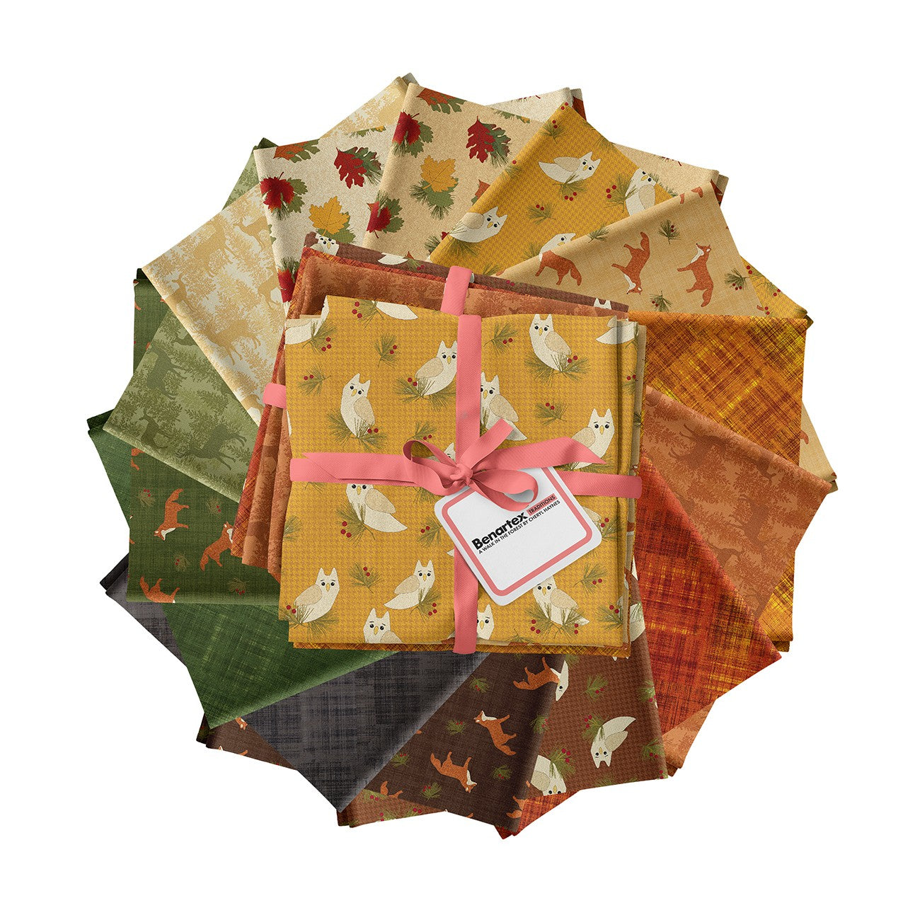 A Walk in the Forest 14pc Fat Quarter
