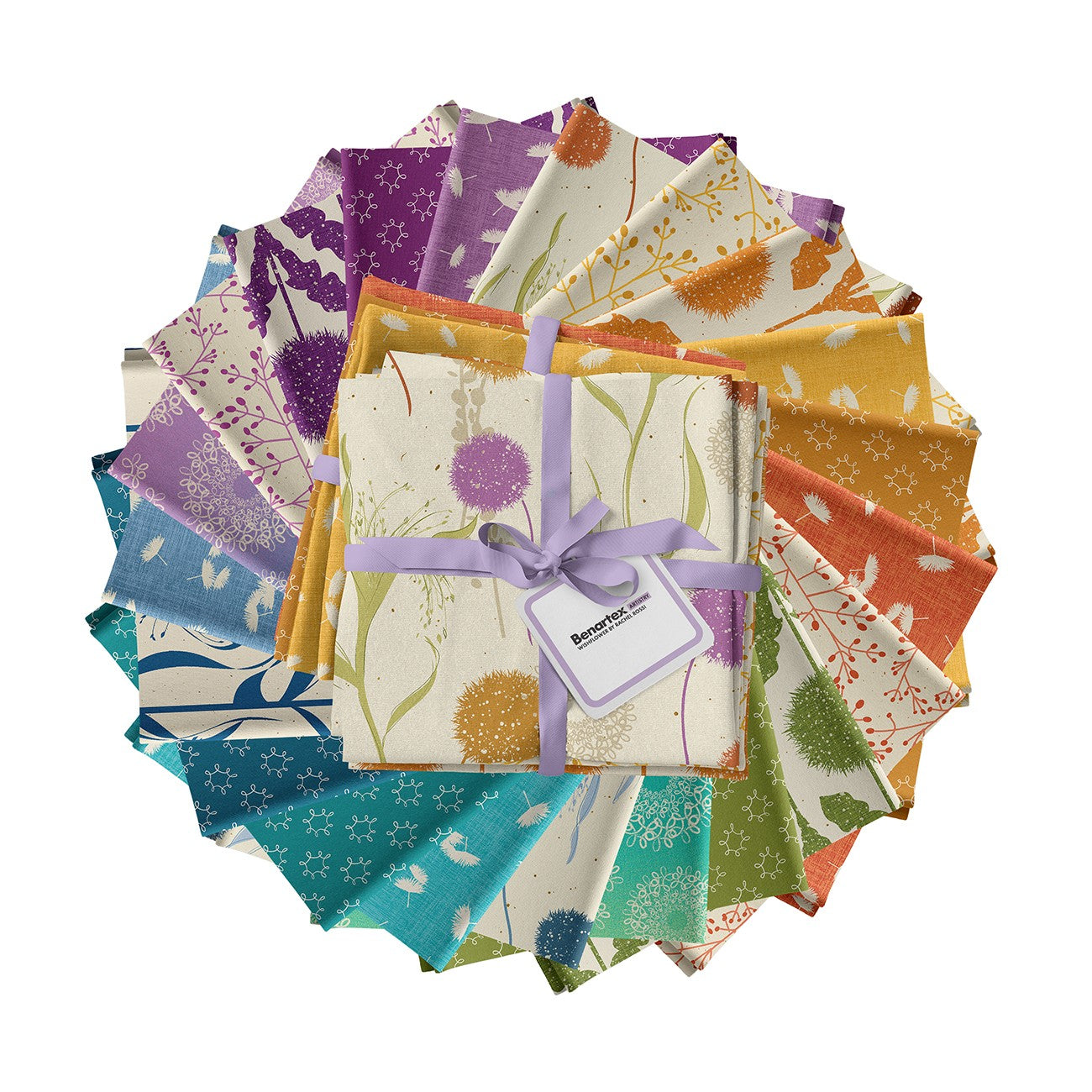 Fat Quarter Wishflower, 25pcs/bundle