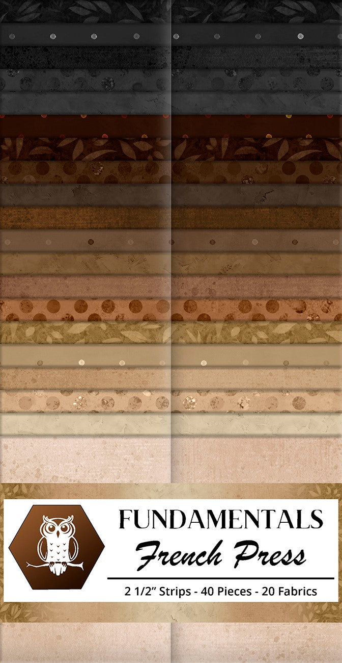 2.5in Strips French Press 40pcs 2pcs of Each Print