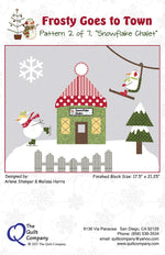 Snowflake Chalet - Frosty Block of the Month Pattern 2