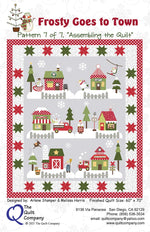 Assembling the Quilt - Frosty Block of the Month Pattern 7