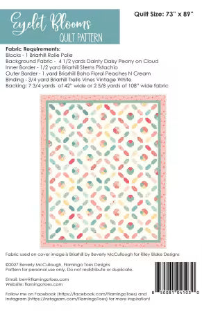 Eyelet Blooms Quilt Pattern