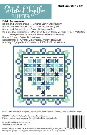 Stitched Together Quilt Pattern