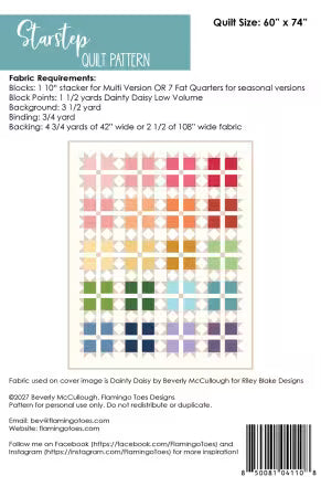 Starstep Quilt Pattern