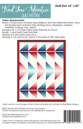 Find Your Adventure Quilt Pattern