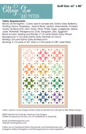 Cottage Star Quilt Pattern