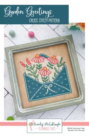 Garden Greetings Cross Stitch Pattern