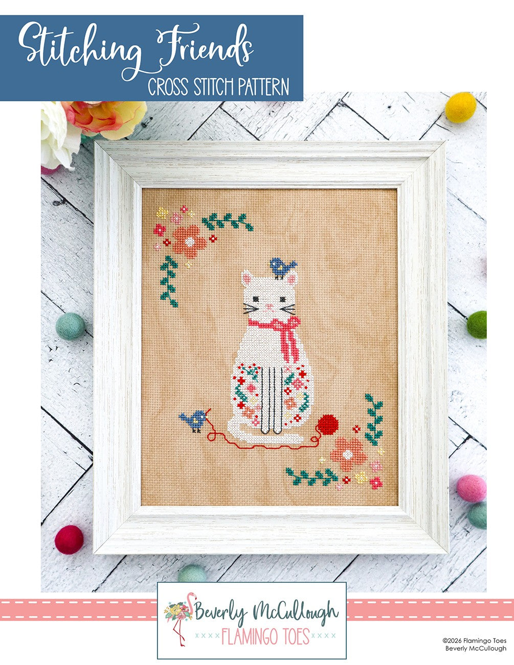 Stitching Friends Cross Stitch Pattern