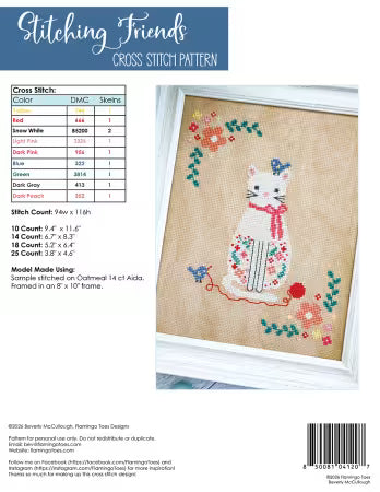 Stitching Friends Cross Stitch Pattern