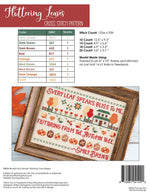 Fluttering Leaves Cross Stitch Pattern