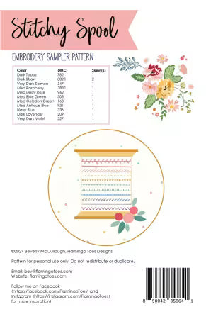 Stitchy Spool Embroidery Pattern