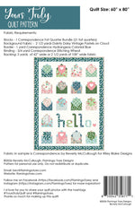 Your's Truly Quilt Pattern