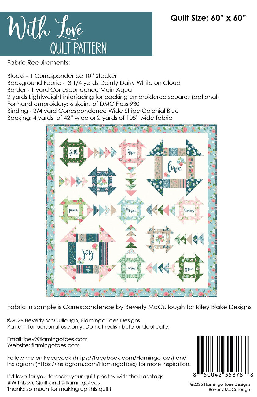 With Love Quilt Pattern