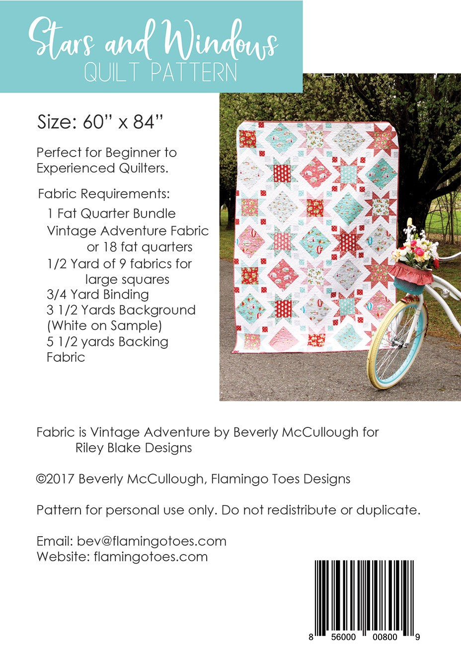 Stars and Windows Quilt Pattern