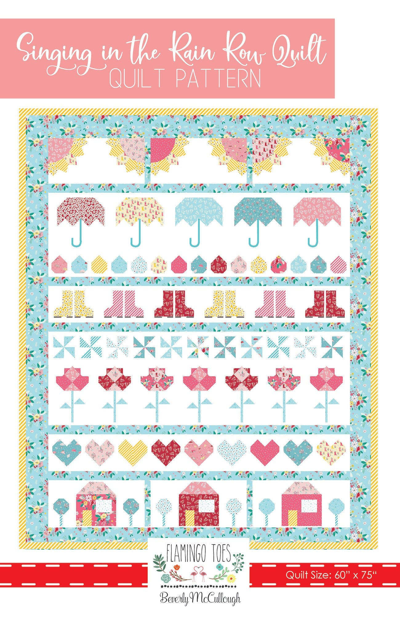 Singing in the Rain Row Quilt