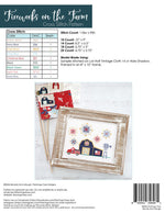 Fireworks on the Farm Cross Stitch Pattern