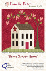 From The Heart Home Sweet Home Block 7 Block of the Month