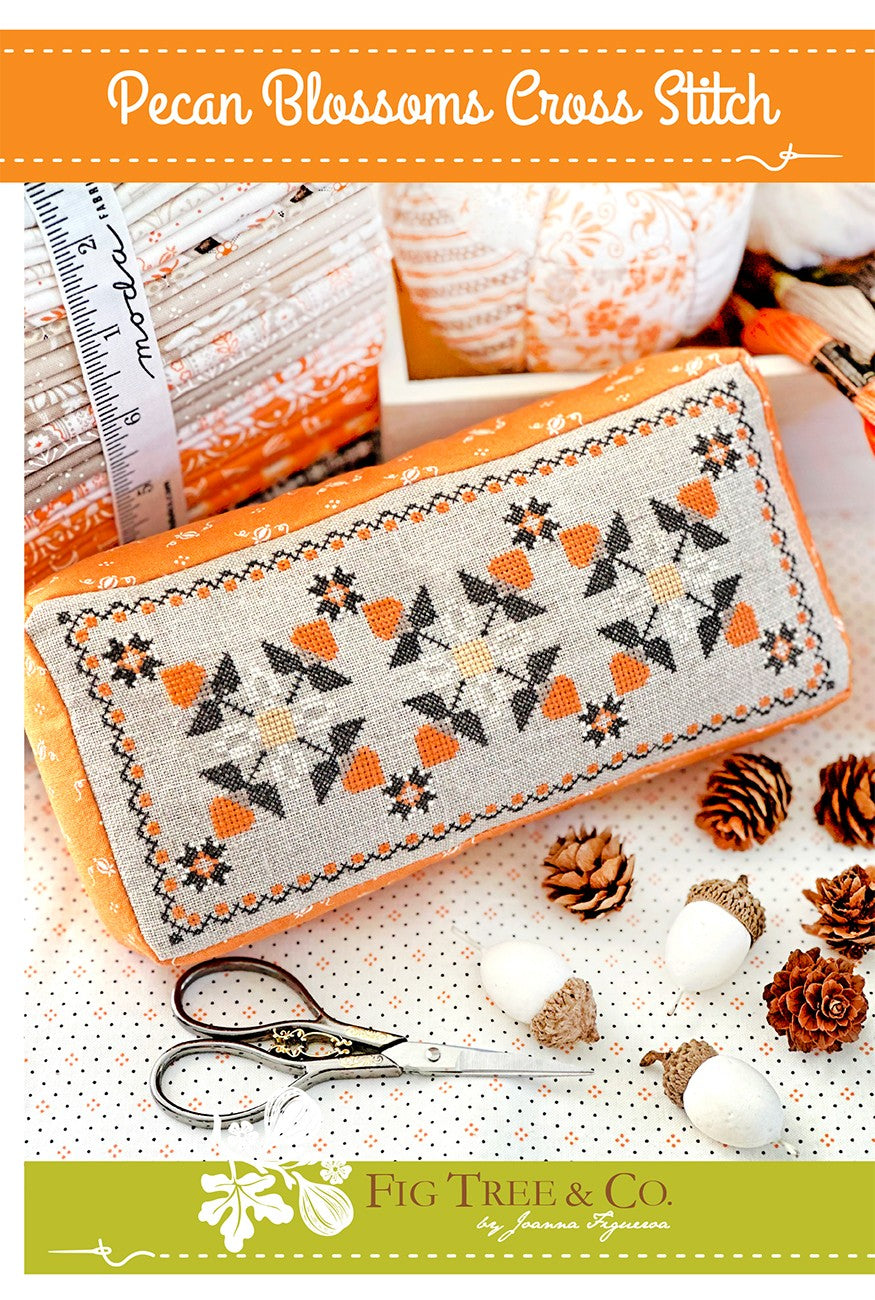 Pecan Blossoms Cross Stitch