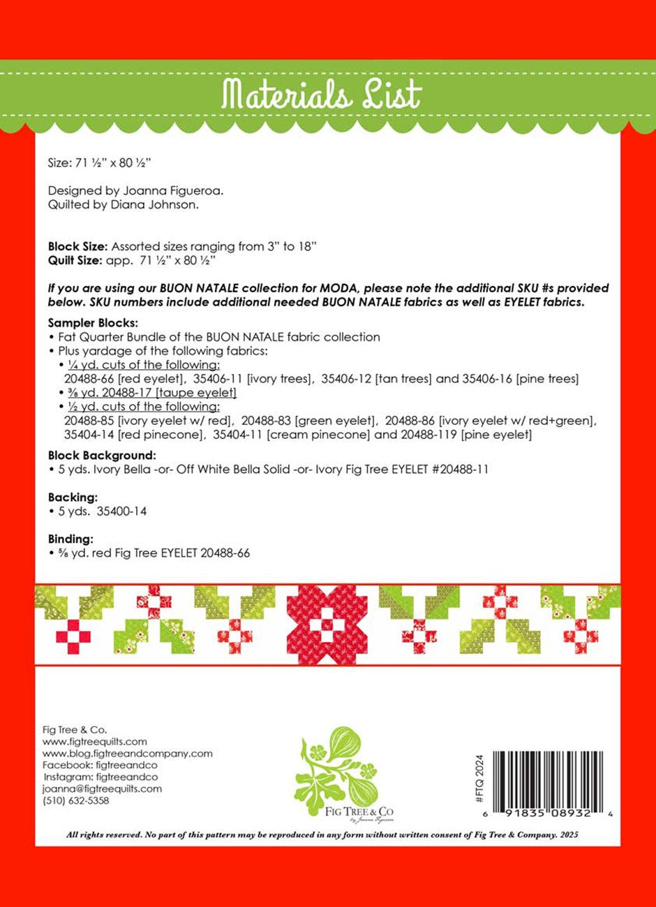 Twas the Night Before Christmas BOM Sampler