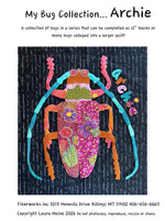 My Bug Collection...Archie Beetle Collage Pattern by Laura Heine
