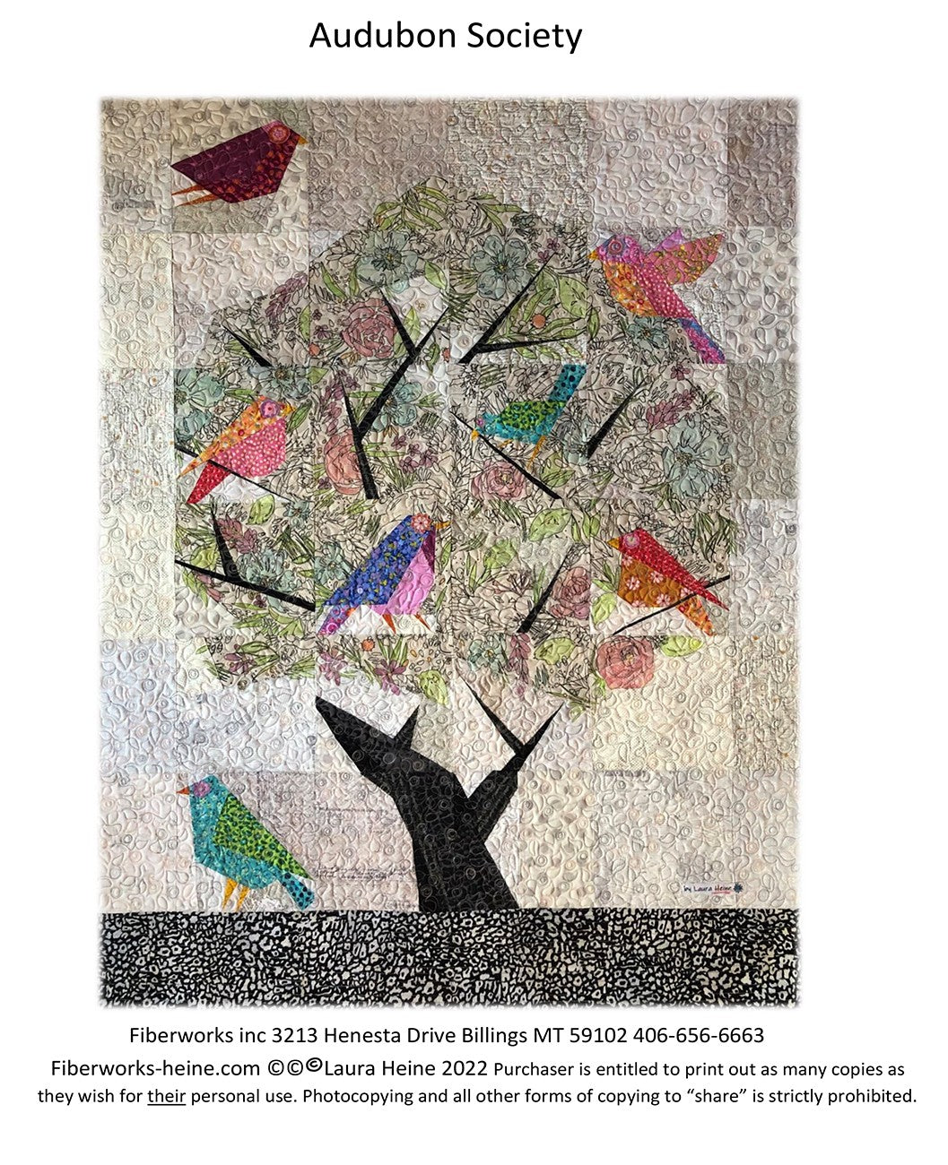 Audubons Society Quilt Pattern by Laura Heine