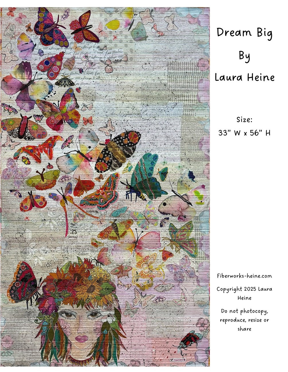 Dream Big Collage Pattern by Laura Heine