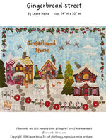 Gingerbread Street Collage Pattern by Laura Heine