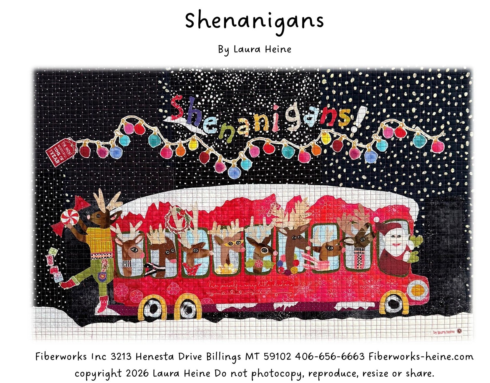 Shenanigans Collage Pattern