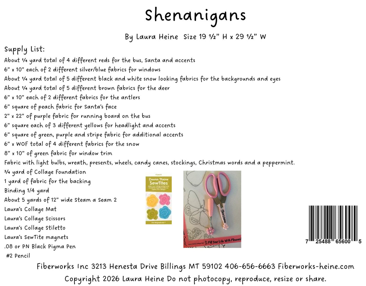 Shenanigans Collage Pattern