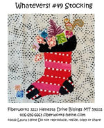 Whatevers! #49 Stocking Collage Pattern by Laura Heine
