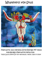 Whatevers! #54 Skull Collage Pattern by Laura Heine